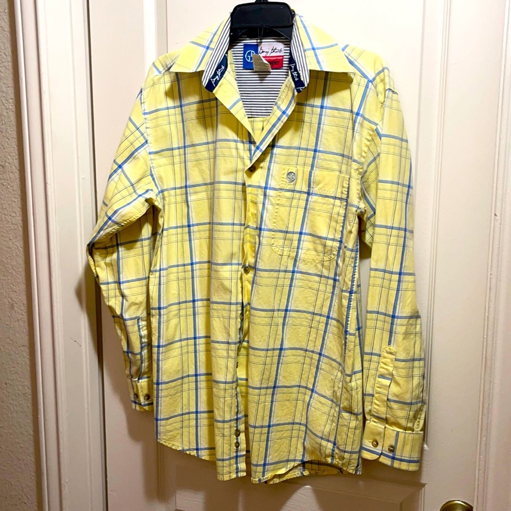 George Strait Wrangler Button Up Dress Shirt